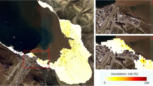 A satellite image of a city AI-generated content may be incorrect