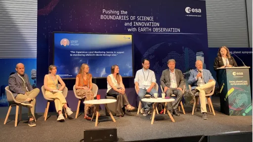 Copernicus World Heritage Hub​ introduced during LPS25​